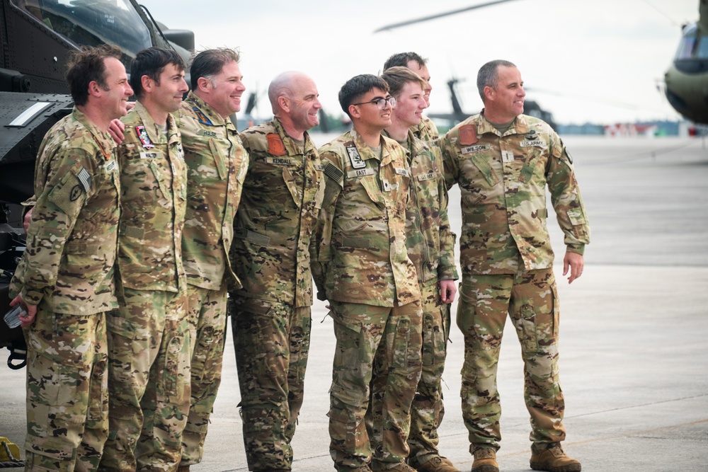 12th CAB honors its brigade commander with a final flight