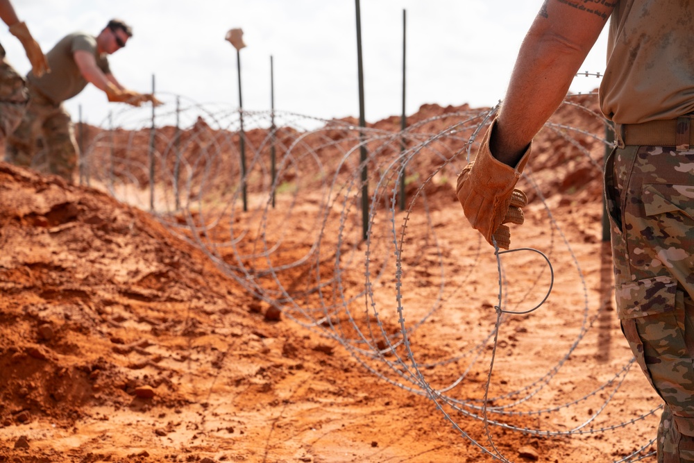 Securing the front: CJTF-HOA engineers enhance security in Kismayo, Somalia