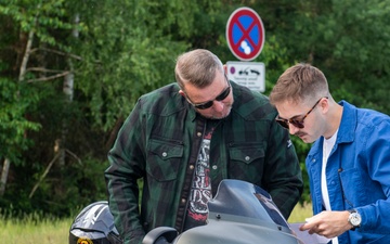 86th AW Safety Office hosts mentorship ride with KMC, Spangdahlem AB community members