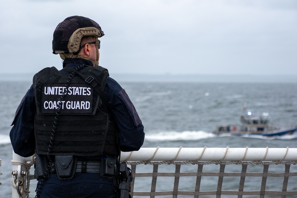 U.S. Coast Guard Cutters participated in parade of ships during Fleet Week NYC 2025.