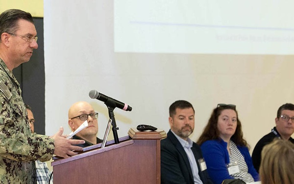 NUWC Division Newport commander advises SeaPort Council representatives that warfare center is ‘open for business’