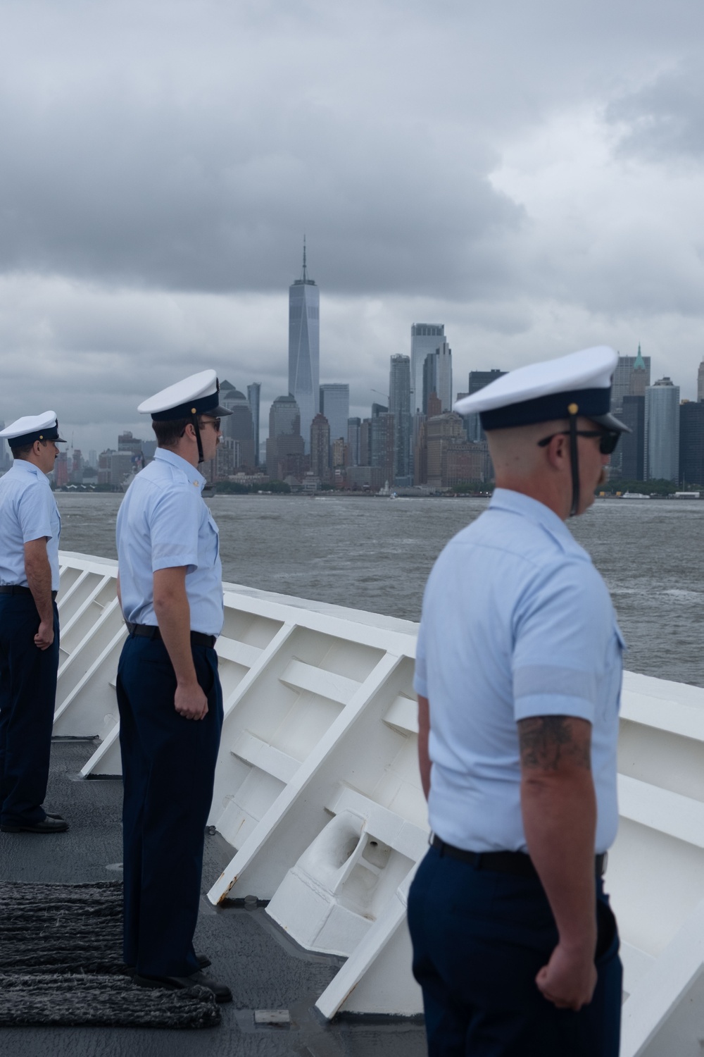 U.S. Coast Guard Cutters participated in parade of ships during Fleet Week NYC 2025.