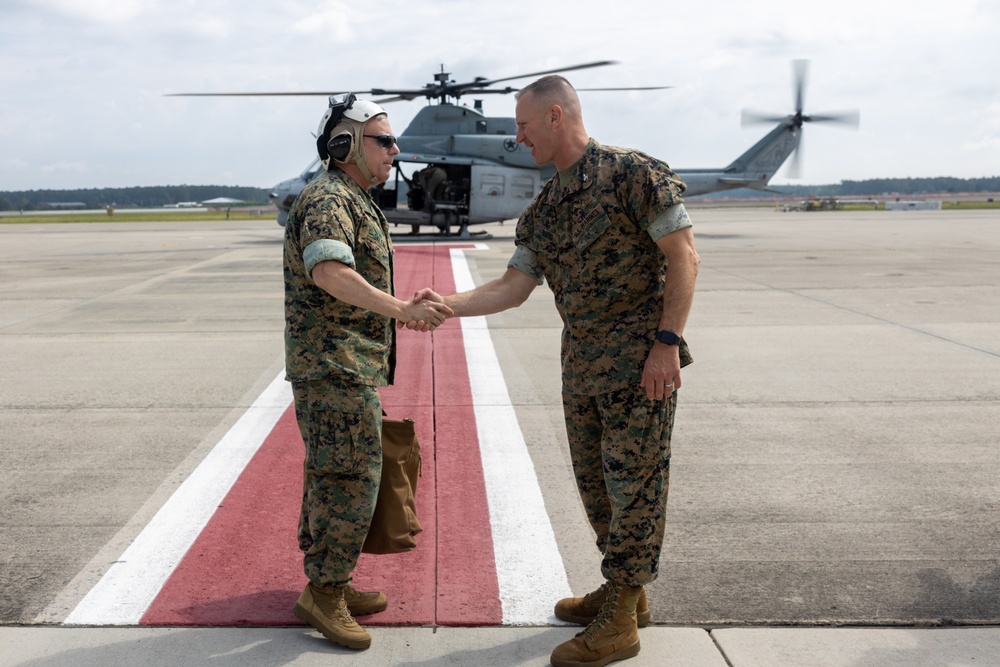 Deputy Commandant, Installation and Logistics visits Cherry Point