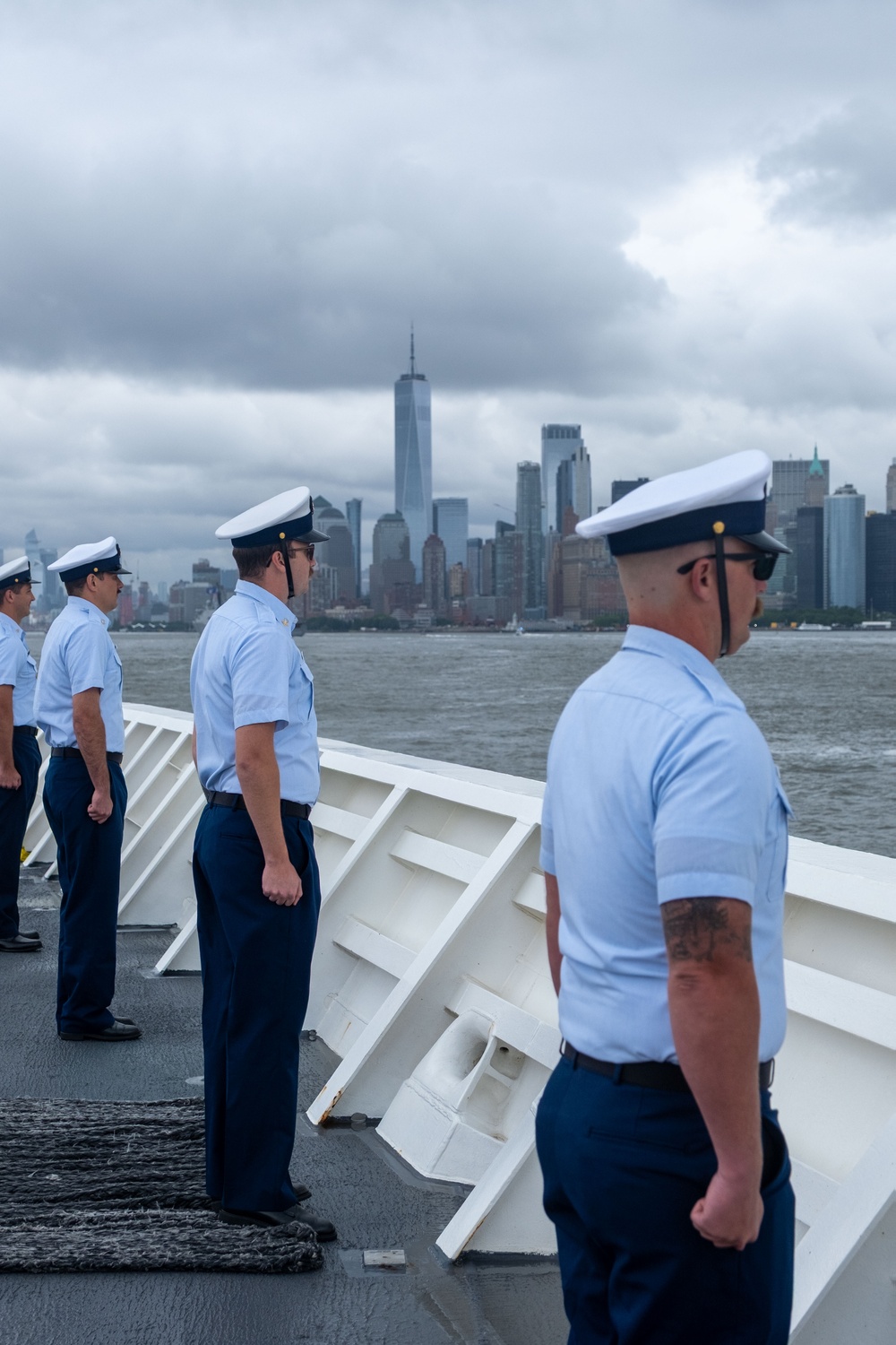 U.S. Coast Guard Cutters participated in parade of ships during Fleet Week NYC 2025.