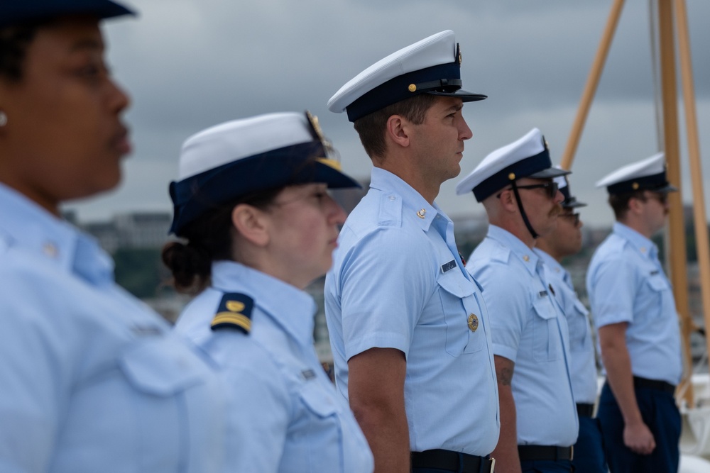 U.S. Coast Guard Cutters participated in parade of ships during Fleet Week NYC 2025.