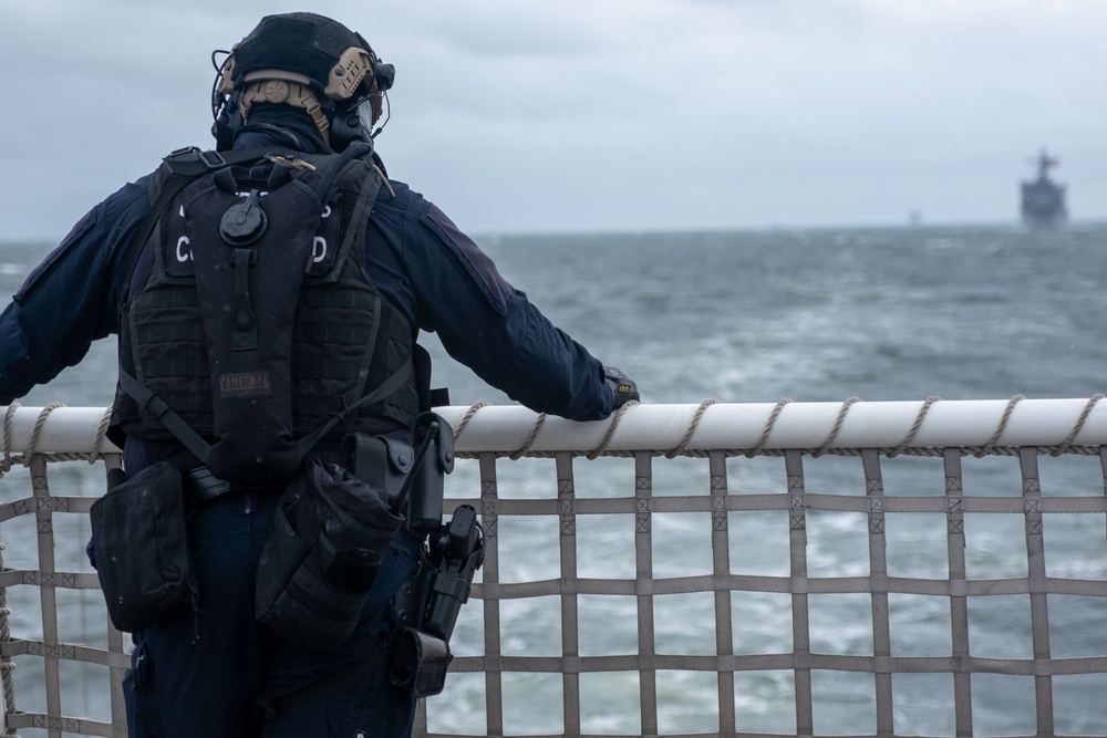 U.S. Coast Guard Cutters participated in parade of ships during Fleet Week NYC 2025.