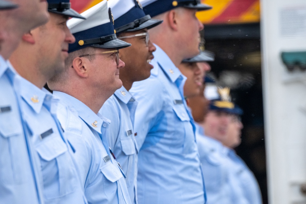 U.S. Coast Guard Cutters participated in parade of ships during Fleet Week NYC 2025.