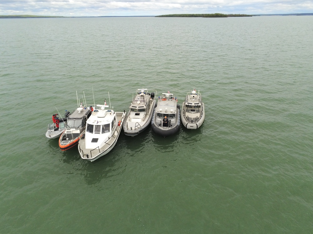 U.S. Coast Guard, Canadian agencies conduct border security operations on Saint Marys River
