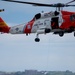 U.S. Coast Guard Air Station Cape Cod MH-60 Jayhawk conducts a search and rescue demonstration during Fleet Week NYC.