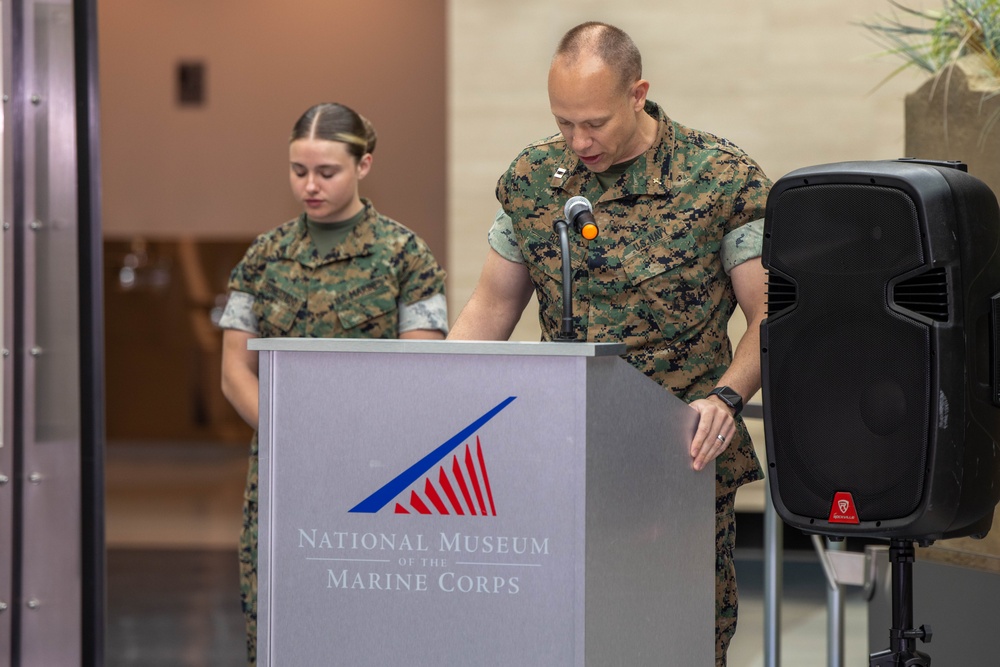 MCBQ Headquarters Company Change of Command Ceremony