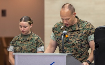 MCBQ Headquarters Company Change of Command Ceremony