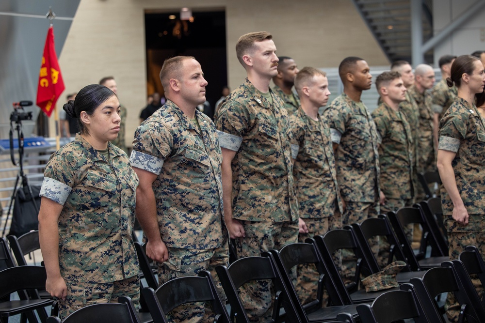 MCBQ Headquarters Company Change of Command Ceremony
