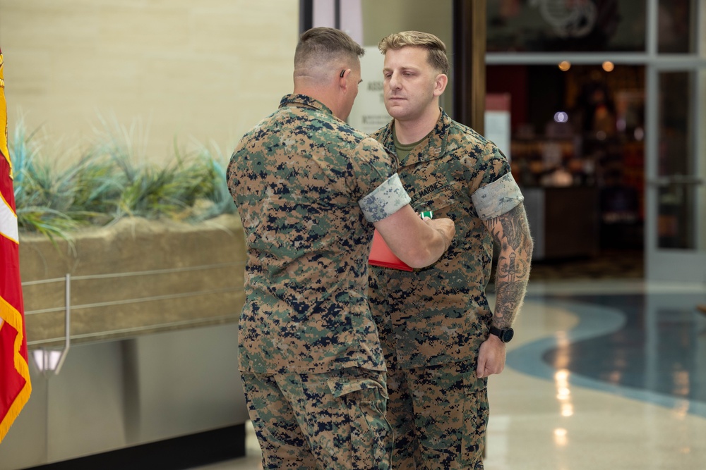 MCBQ Headquarters Company Change of Command Ceremony