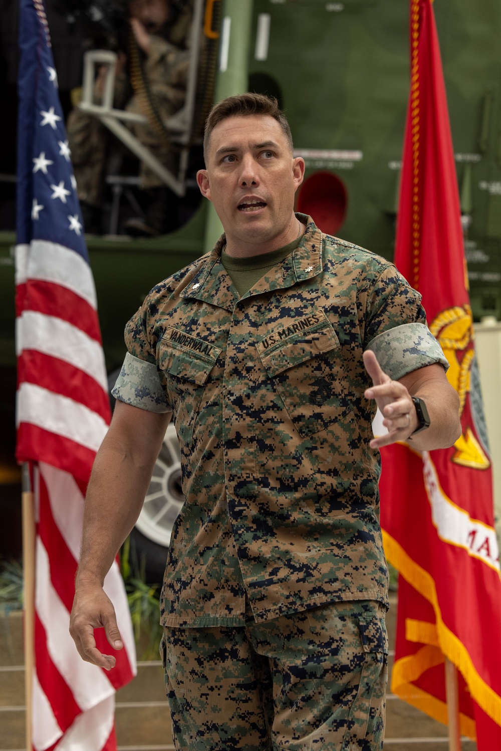 MCBQ Headquarters Company Change of Command Ceremony