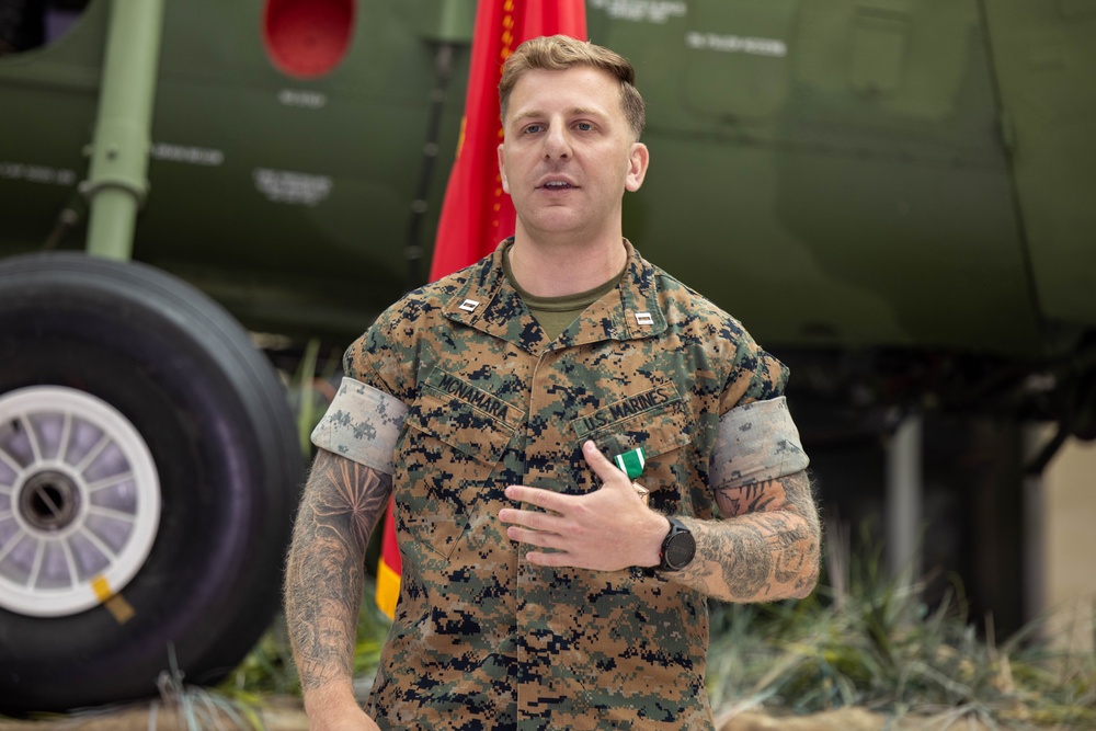 MCBQ Headquarters Company Change of Command Ceremony