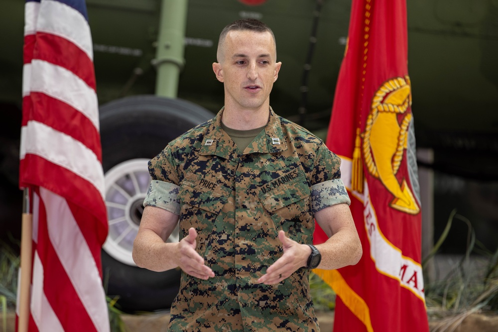 MCBQ Headquarters Company Change of Command Ceremony