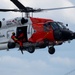 U.S. Coast Guard Air Station Cape Cod MH-60 Jayhawk conducts a search and rescue demonstration during Fleet Week NYC.