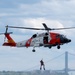 U.S. Coast Guard Air Station Cape Cod MH-60 Jayhawk conducts a search and rescue demonstration during Fleet Week NYC.