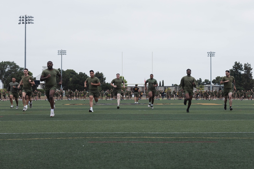 Honoring the Fallen: H&amp;S Bn Conducts a Memorial Day PT