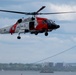 U.S. Coast Guard Air Station Cape Cod MH-60 Jayhawk conducts a search and rescue demonstration during Fleet Week NYC.