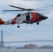 U.S. Coast Guard Air Station Cape Cod MH-60 Jayhawk conducts a search and rescue demonstration during Fleet Week NYC.