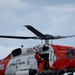 U.S. Coast Guard Air Station Cape Cod MH-60 Jayhawk conducts a search and rescue demonstration during Fleet Week NYC.