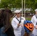 Recruiters attend a Fleet Week Festival