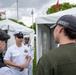 Recruiters attend a Fleet Week Festival