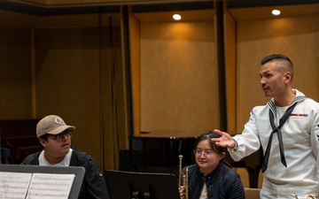 Navy Band Southwest’s Harborside Brass Quintet Performs at California State University Fullerton School of Music