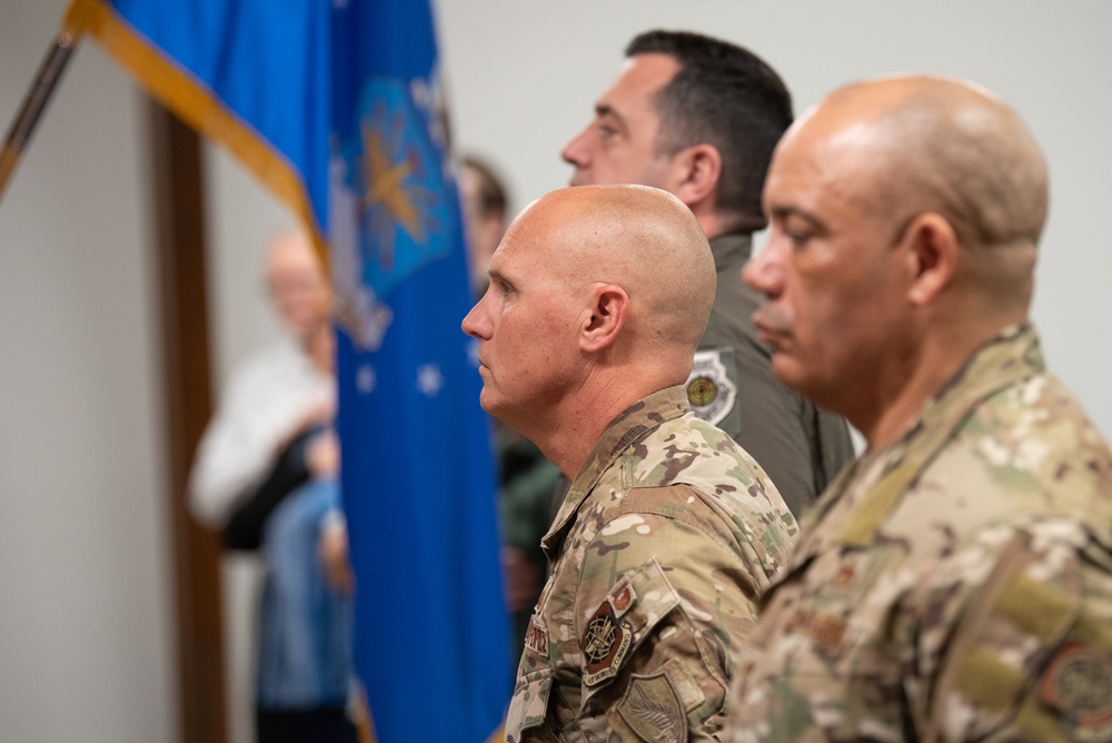 Harned promoted to Chief Master Sergeant