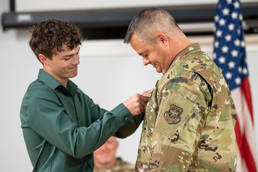 Harned promoted to Chief Master Sergeant