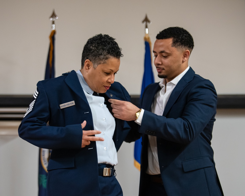 Hicks-Fulton promoted to chief master sergeant