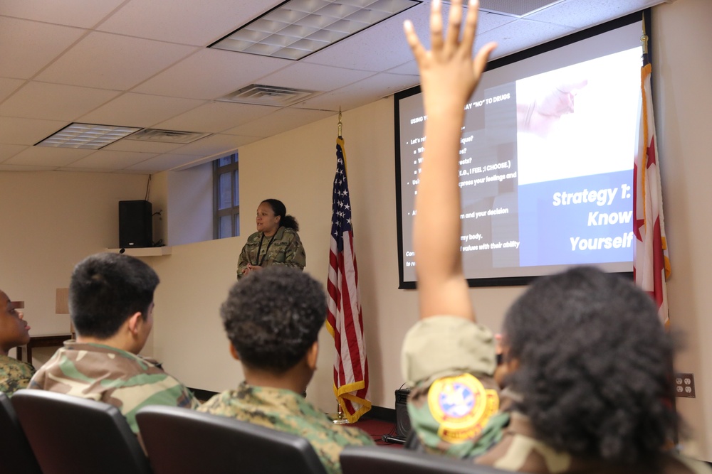 Leading the Charge: DDRO and Young Marines Take a Stand Against Drug Misuse &amp; Abuse
