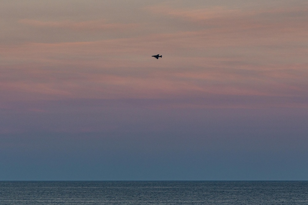 22nd MEU | Harrier Flight Ops Aboard USS Iwo Jima