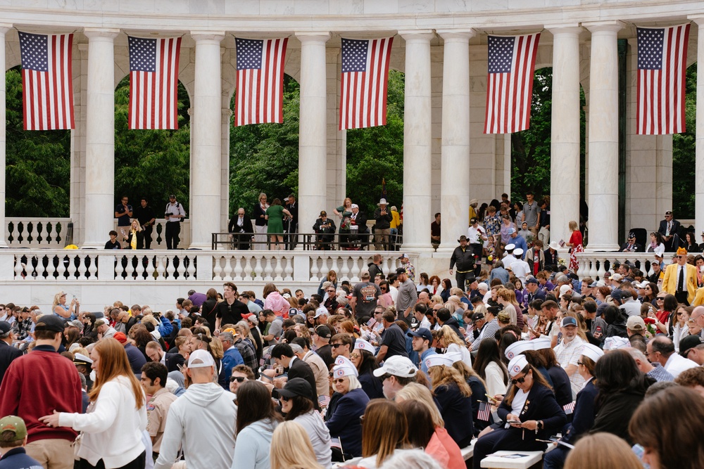 &quot;The President's Own&quot; U.S. Marine Band plays at the 157th National Memorial Day Observance