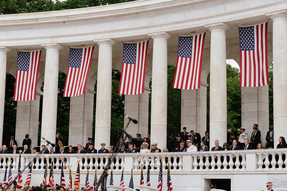 &quot;The President's Own&quot; U.S. Marine Band plays at the 157th National Memorial Day Observance