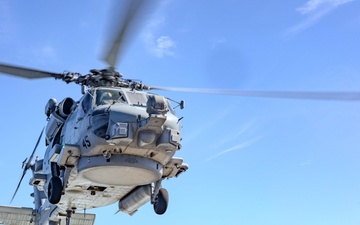 Flight Operations with HSM 49 and USS Ralph Johnson