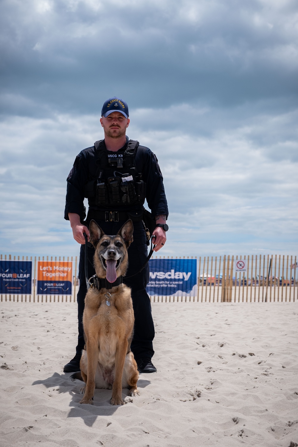 Station Jones Beach, K9,  Supports Security Zone Operations During FourLeaf Air Show 2025