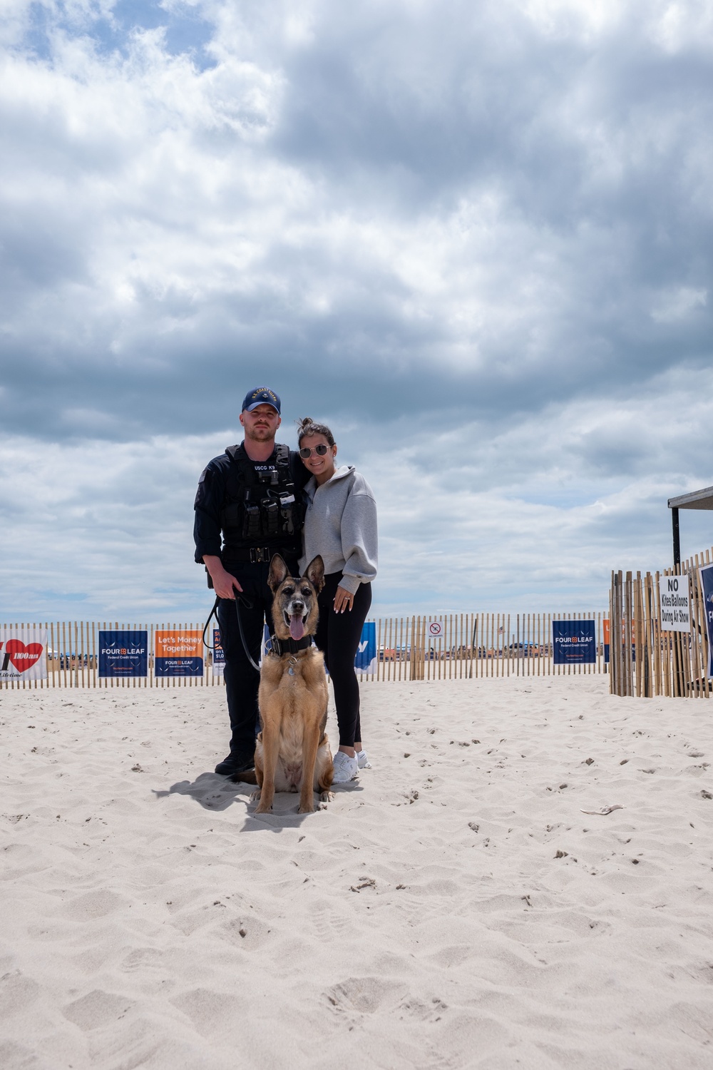 Station Jones Beach, K9,  Supports Security Zone Operations During FourLeaf Air Show 2025