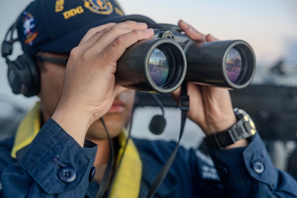 USS Ralph Johnson (DDG 114) Arrives in Diego Garcia