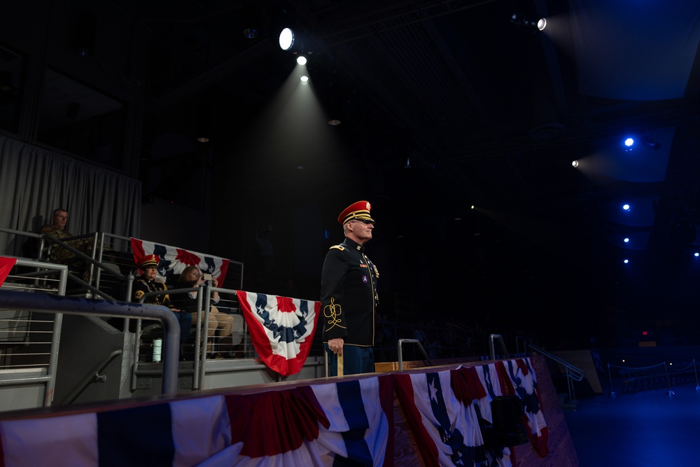 U.S. Army Band Colonel hosts Twilight Tattoo