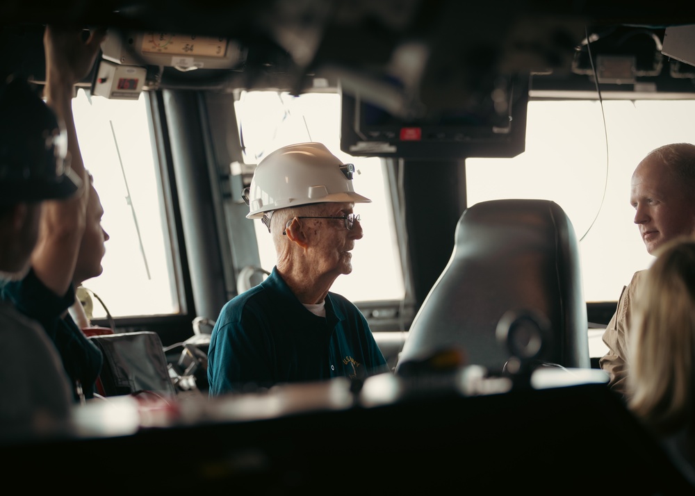 Korean War Veteran Visits Naval Station Mayport