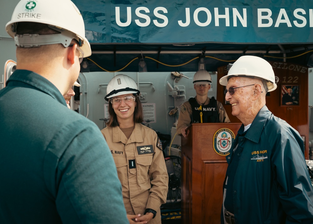 Korean War Veteran Visits Naval Station Mayport