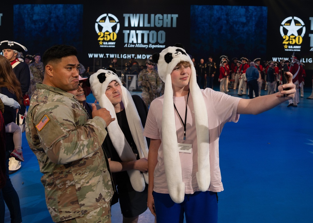 U.S. Army Band Colonel hosts Twilight Tattoo