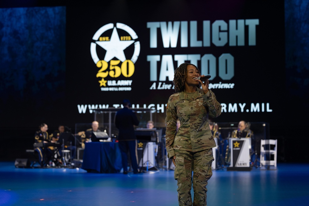U.S. Army Band Colonel hosts Twilight Tattoo