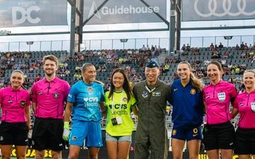 Andrews teams up with Washington Spirit for Salute to Service Night
