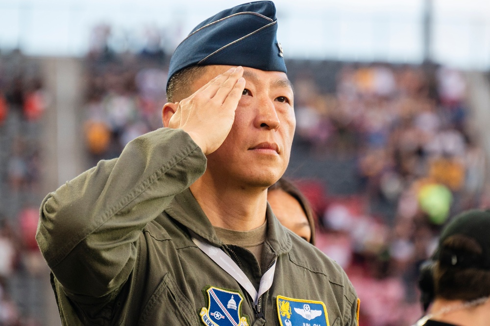 Andrews teams up with Washington Spirit for Salute to Service Night