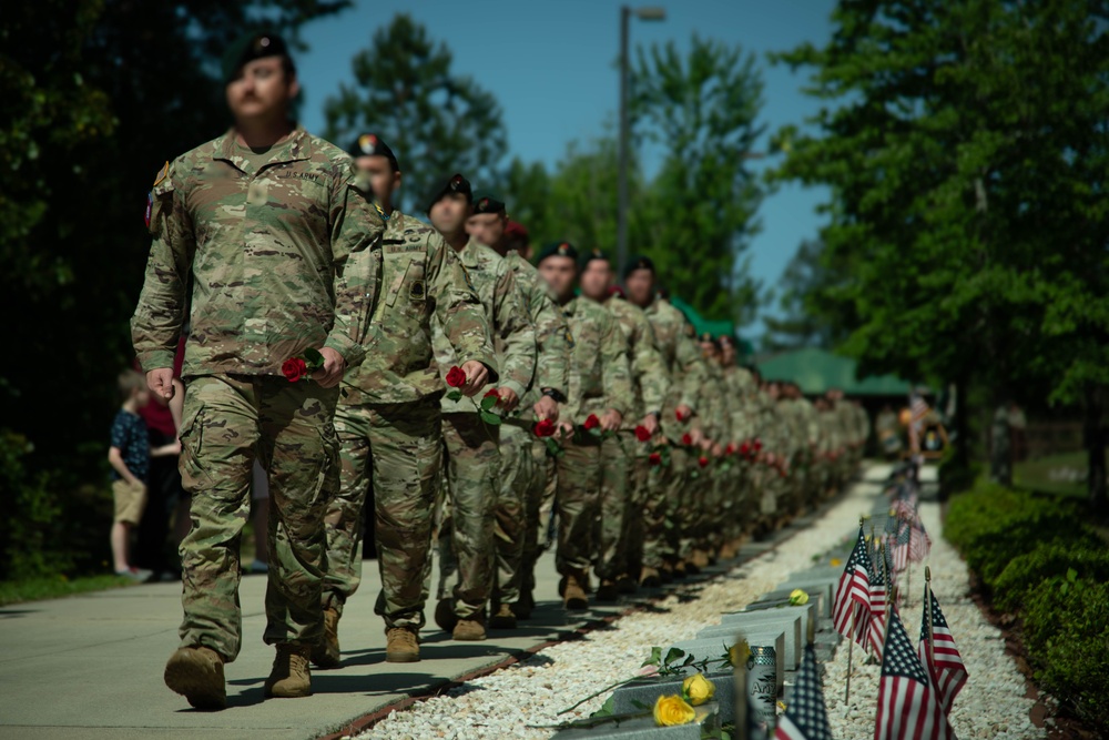 3rd Special Forces Group (A) Rose Laying Ceremony