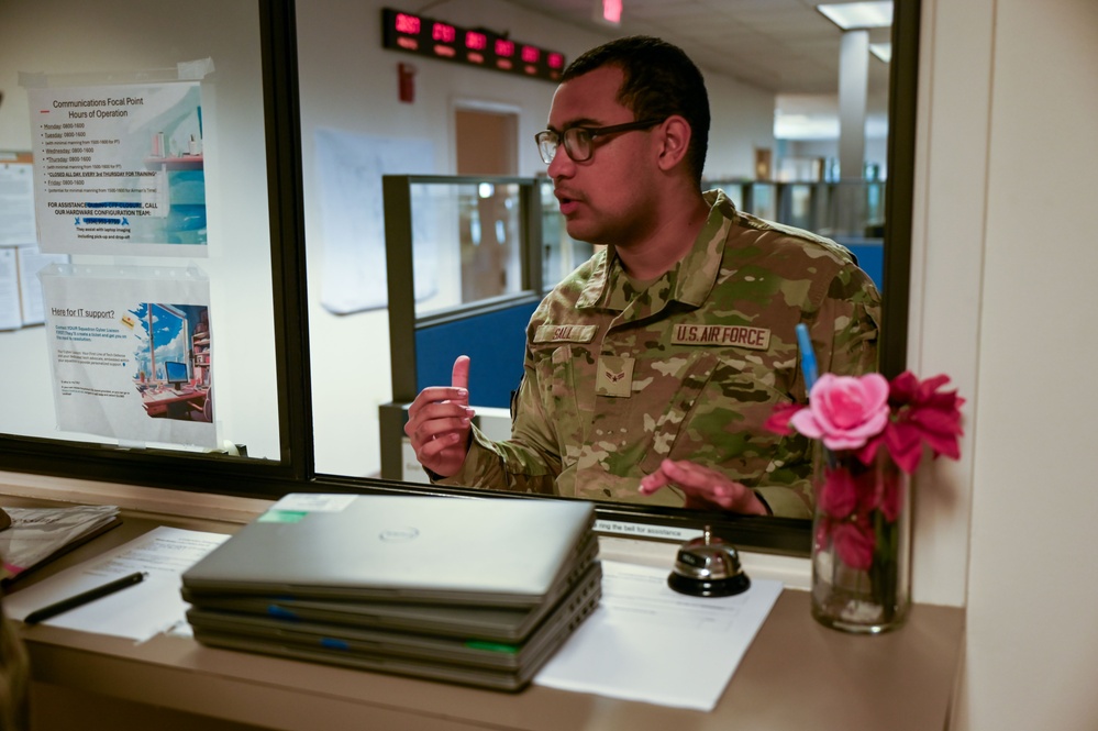 A1C Mohamed Sall: staying connected