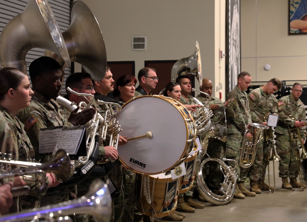 Army Reserve Band performs at the Grand Ole Opry